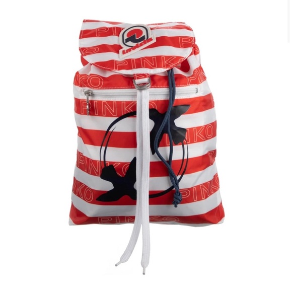 PINKO Printed Nylon Backpack Designer - Picture 2 of 16